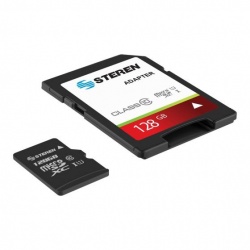 Memoria Flash Steren MSD-128/MICRO, 128GB MicroSD U1 Clase 10, con Adaptador 