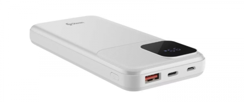 Cargador Portátil Steren Power Bank PB-2010C-BL, 10.000mAh, Blanco 