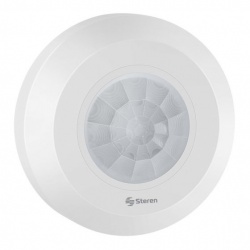 Steren Mini Sensor de Movimiento PIR PIR-133, Alámbrico, hasta 10 Metros, Blanco 