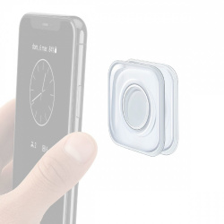 Steren Soporte de Gel para Smartphone Pod-272, Translúcido 