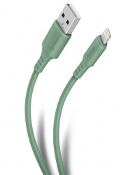 Steren Cable USB A Macho - Lightning Macho, 1 Metro, Verde 