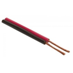 Steren Cable Dúplex, 18 AWG, Negro/Rojo - Precio por Metro 