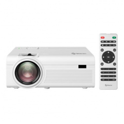 Proyector Portátil Steren PRO-250 LED, 1080p 1920 x 1080, 2600 Lúmenes, con Bocinas, Blanco 