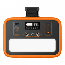 Steren Estación Portátil de Carga Móvil PWS-300, 92.000 mAh, 1x USB, 1x USB QC, 1x USB C, Negro/Naranja 