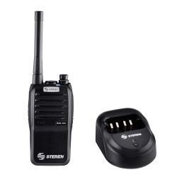 Steren Radio Análogo Portátil de 2 Vías RAD-530, 16 Canales, Negro 