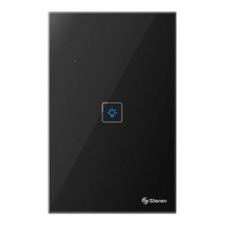 Steren Carátula para Apagador Touch, Negro, Compatible con SHOME-211 