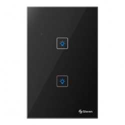 Steren Carátula para Apagador SHOME-012, WiFi, Negro, para SHOME-212 