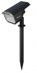 Steren Lámpara LED para Piso SHOME-1210 Regulable, Exterior, Blanco, 1W, 30 Lúmenes, IRC, para Casa 