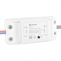 Steren Interruptor Wi-Fi Inteligente SHOME-140, Compatible con Google Assistant y Alexa 