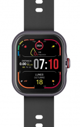 Steren Smartwatch SMW-2000NE, AMOLED, Android, Negro - Resistente al Agua 