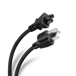 Steren Cable de Poder NEMA 5-15P - C5, 1.8 Metros, Negro 