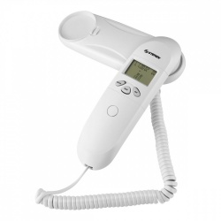 Steren Teléfono Alámbrico TEL-008BL 1 Línea, Blanco 