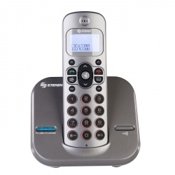 Steren Teléfono Inalámbrico DECT TEL-2414, 1 Auricular, Altavoz  