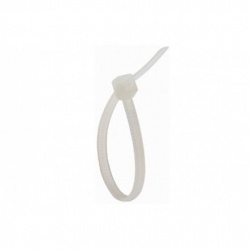 Steren Cincho de Nylon TY26BL, 28cm x 4.8mm, Blanco, 100 Piezas  