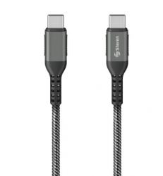 Steren Cable USB-C Macho - USB-C Macho, 2 Metros 