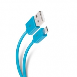 Cable USB A Macho - Micro USB A Macho, 1.8 Metros, Azul 