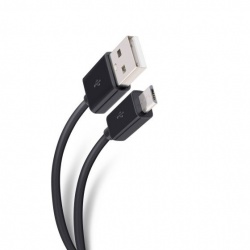 Cable USB A Macho - Micro USB A Macho, 1.8 Metros, Negro 