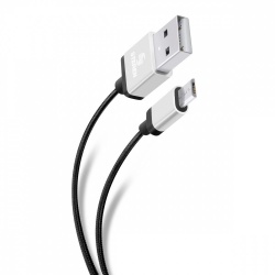 Steren Cable USB-A Macho - Micro-USB A Macho, 1 Metro  