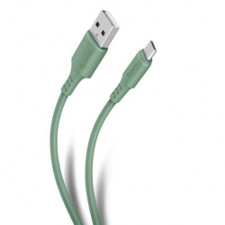 Steren Cable USB A Macho - Micro USB B Macho, 2 Metros, Verde 