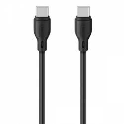 Steren Cable USB C Macho - USB C Macho, 3 Metros, Negro 