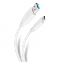 Steren Cable USB-A Macho - USB-C Macho, 2 Metros  