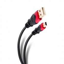 Steren Cable USB-A Macho - Mini-USB A Macho, 1.8 Metros  