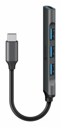 Steren Hub USB C - 3x USB A 2.0, 1x USB A 3.0, Negro 