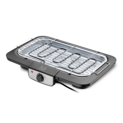 STF Parrilla Eléctrica CE131, 1800W, Acero Inoxidable 