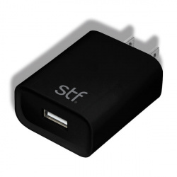 STF Cargador de Pared ST-A02961, 2.4A, 1x USB-A, Negro 