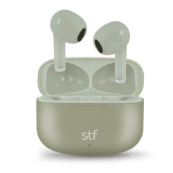 STF Audífonos Intrauriculares True Wireless con Micrófono Aurum, Bluetooth, Inalámbrico, Verde 
