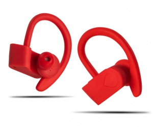 STF Audífonos Intrauriculares Trust, Inalámbrico, Bluetooth, Rojo 