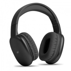 STF Audífonos con Micrófono Aurum, Bluetooth, Inalámbrico, 3.5mm, Negro 