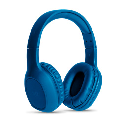 STF Audífonos con Micrófono Echo, Bluetooth, Inalámbrico, Azul 
