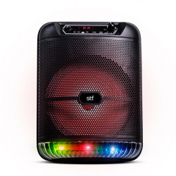 STF Bocina Portátil Vulcano, Bluetooth, Alámbrico/Inalámbrico, 30W RMS, 5000W PMPO, USB, Negro 