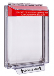 STI Cubierta para Sirena, Rojo/Transparente 