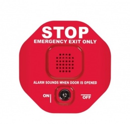 STI Sirena, Alámbrico, 105dB, Rojo, Texto en Inglés 