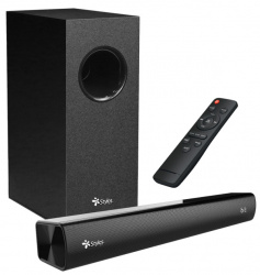 Stylos Barra de Sonido con Subwoofer STAB210B, Bluetooth, Alámbrico, 2.1 Canales, 40W RMS 