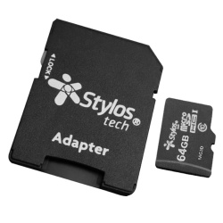 Memoria Flash Stylos STMS641B, 64GB MicroSDHC Clase 10 