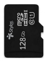 Memoria Flash Stylos, Micro SD, 128GB, Clase 10 
