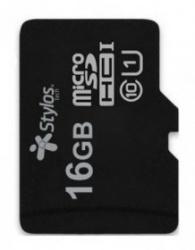 Memoria Flash Stylos STMSDS2B, 16GB MicroSDHC UHS-I Clase 10 