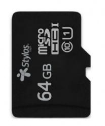 Memoria Flash Stylos STMSDS3B, 64GB MicroSDHC UHS-I Clase 10 