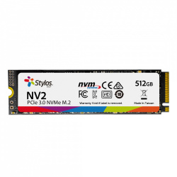 SSD Stylos STMSSDM21B NVMe, 512GB, M.2, 2500 MB/s Escritura, 3000 MB/s Lectura, PCI Express 3.0 