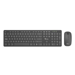 Kit de Teclado y Mouse Stylos SKM100, Inalámbrico, USB, Negro, Español 