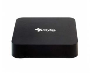 Stylos TV Box STVTBX2B, Android 7.1, 16GB, WiFi, HDMI, 4x USB, Negro 