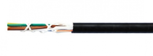 Superior Essex Cable Fibra Óptica de 24 Hilos, 8.3/125, Monomodo, Negro 
