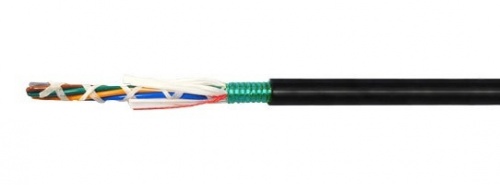 Superior Essex Cable Fibra Óptica OM3 de 12 Hilos Multimodo, 50/125, Negro 