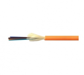 Superior Essex Cable Fibra Óptica OM2 de 6 Hilos, 50/125µm, Multimodo, Naranja 