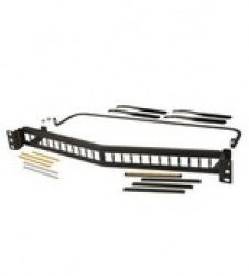 Superior Essex UTP Flat HDJ Panel Unloaded, 24 Puertos, Negro 