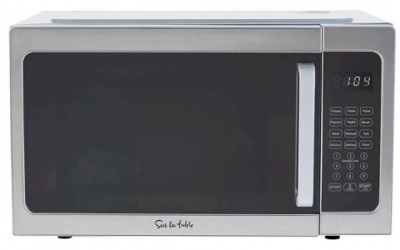 Sur La Table Horno de Microondas SLT-1905, 1.2 Pies Cúbicos, 1000W, 34 Litros, Gris 