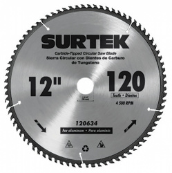 Surtek Disco para Sierra 120651, 16”, 60 Dientes, para Madera 